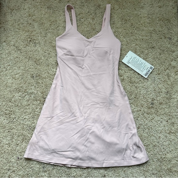SOLD NWT Lululemon Align Dress Flush Pink Size 0 - Picture 1 of 3
